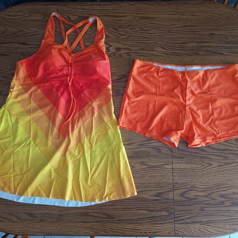 Orange Women's Swim Shorts